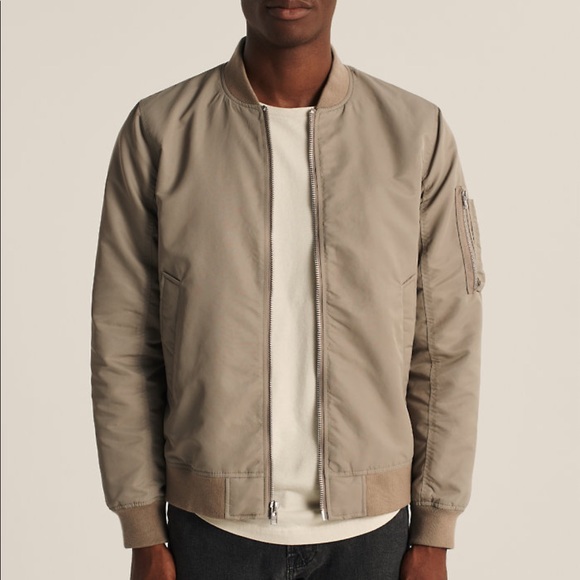 Abercrombie & Fitch Classic Military Bomber Jacket - Picture 3 of 8